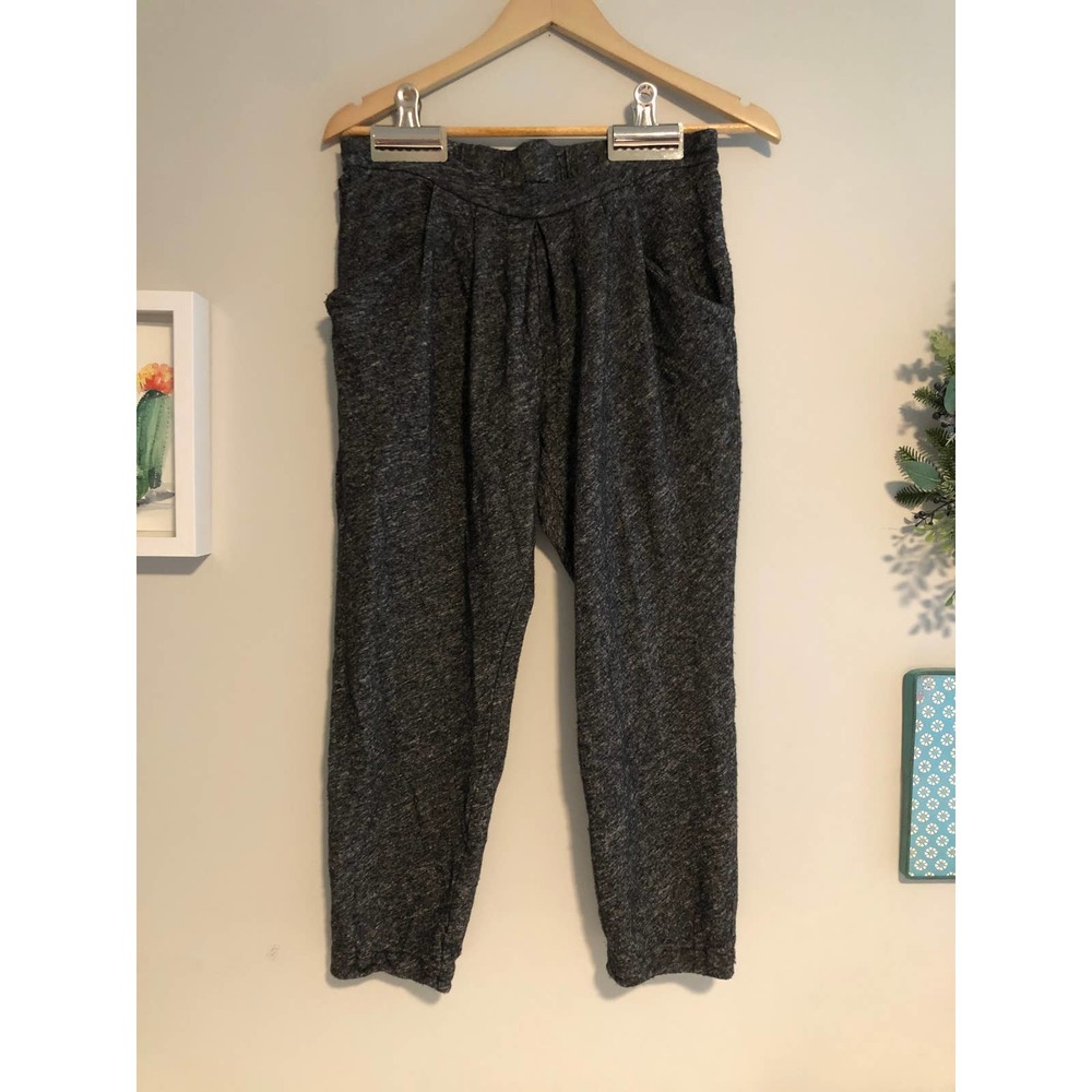 Eileen Fisher Cropped Wool Blend Pant Slouchy